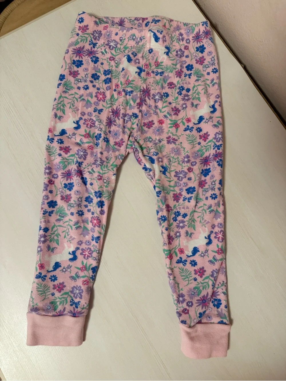wonder nation Pink Floral & Bird Pajamas
